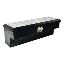 36.8"x12.2"x12.6" Aluminum Side Mount Tool Box Pickup Trailer Truck Storage+Lock