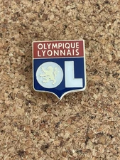 LYON Football Club Quality Metal /Enamel Pin Badge, Price includes  uk postage