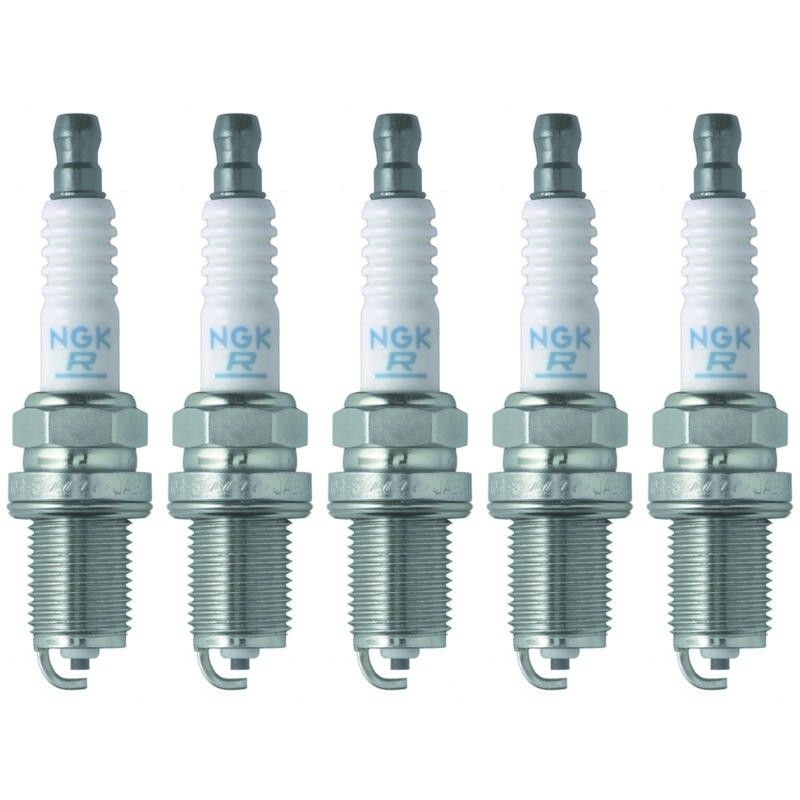 NGK Spark Plug 2756 5-PACK V-Power BKR6E-11 14mm Copper/Nickel, Flat, 6