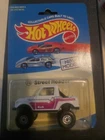 Vintage 1989 Hot Wheels #73 Street Roader - Experimental Card, Yellow CT Wheels