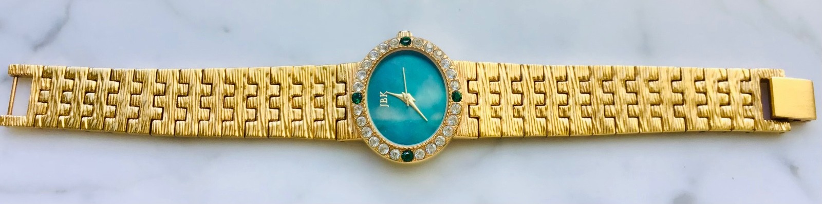 Camrose & Kross Jacqueline Jackie Kennedy JBK Wrist Watch working. New battery.