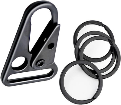 12 Pieces 1 Inch Enlarged Mouth Clip Sling Clasp Hook for Keychain Snap Hooks Ou