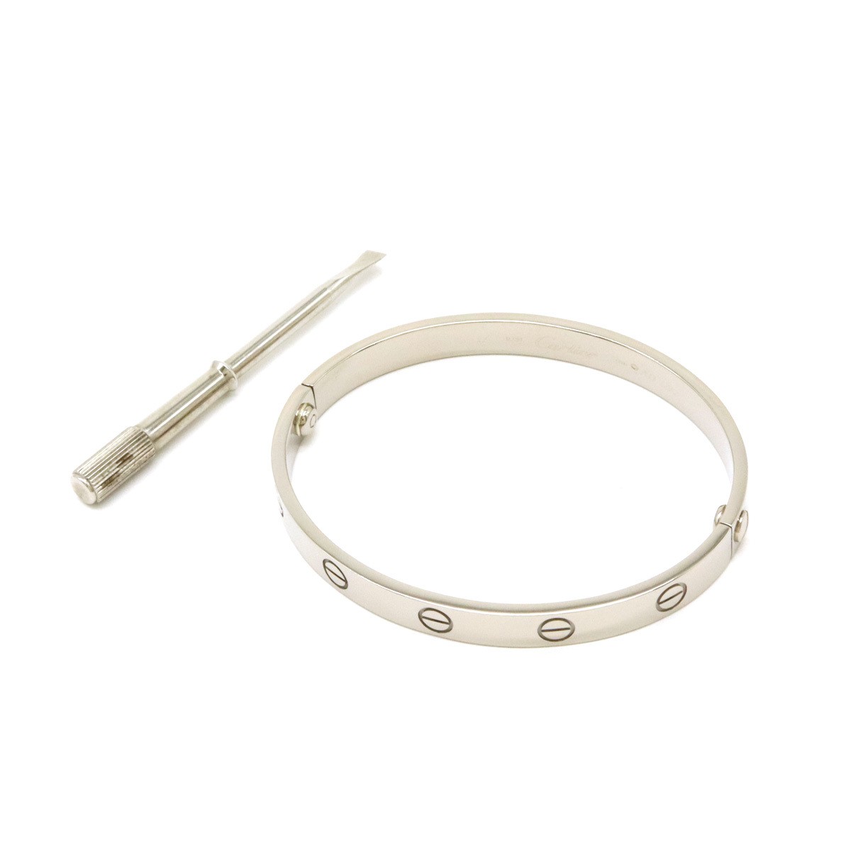 Cartier LOVE Bracelet in 18K White Gold P0037984-image