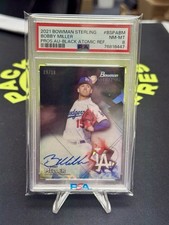 2021 Bowman Sterling - Prospect Autographs Bobby Miller #BSPA-BM Black Atomic...