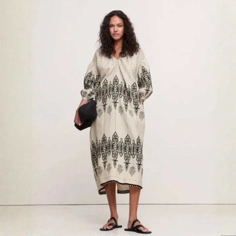 banana republic linen kaftan dress Banana Republic Women's Linen Kaftan Mini Dress Campground Green Size M/L