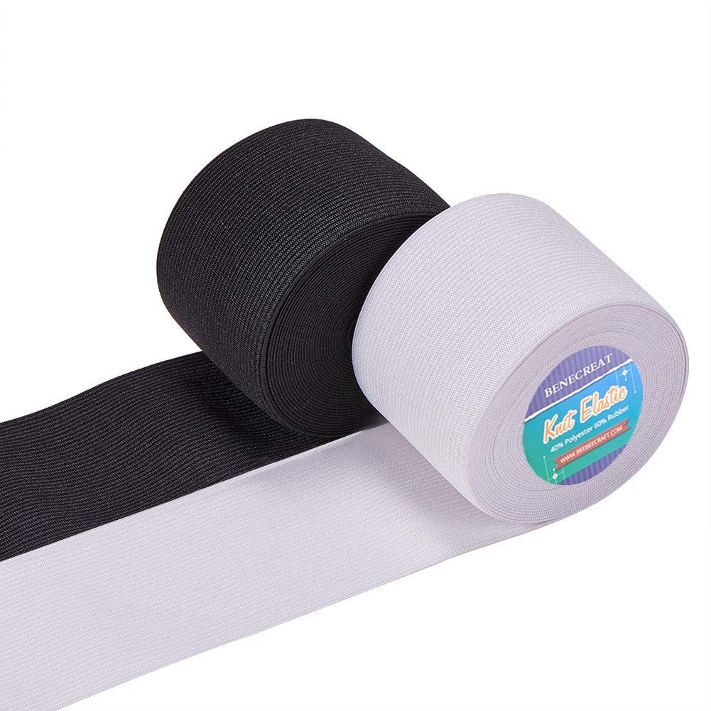 Bande élastique plate de haute résistance 60 mm mercerie haut de gamme 10v