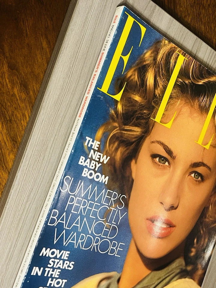 RARE ELLE USA JUNE 1990 ELAINE IRWIN Yasmin Le Bon HAPPY MONDAYS Naomi Campbell  Foto 4 de 4