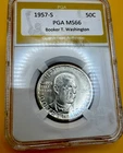1957 s booker t washington Half Dollar