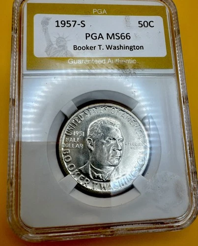 1957 s booker t washington Half Dollar