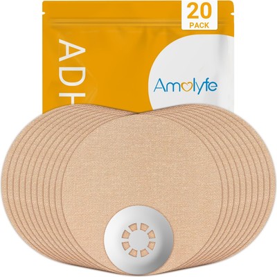 Libre 3 Sensor Covers Waterproof, 20-Pack Amolyfe Freestyle 3 20 PC 