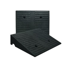 5 Rise 2pack Rubber Curb Ramps for Driveway D...
