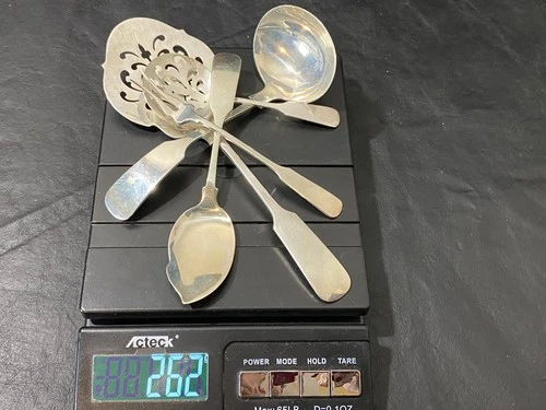 New ListingGorham Sterling Silver serving utensils ladle slotted spoon fork lot 262g