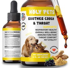 2oz Kennel Cough Treatment for Dogs Cats, Respiratory Infection Pet Cough