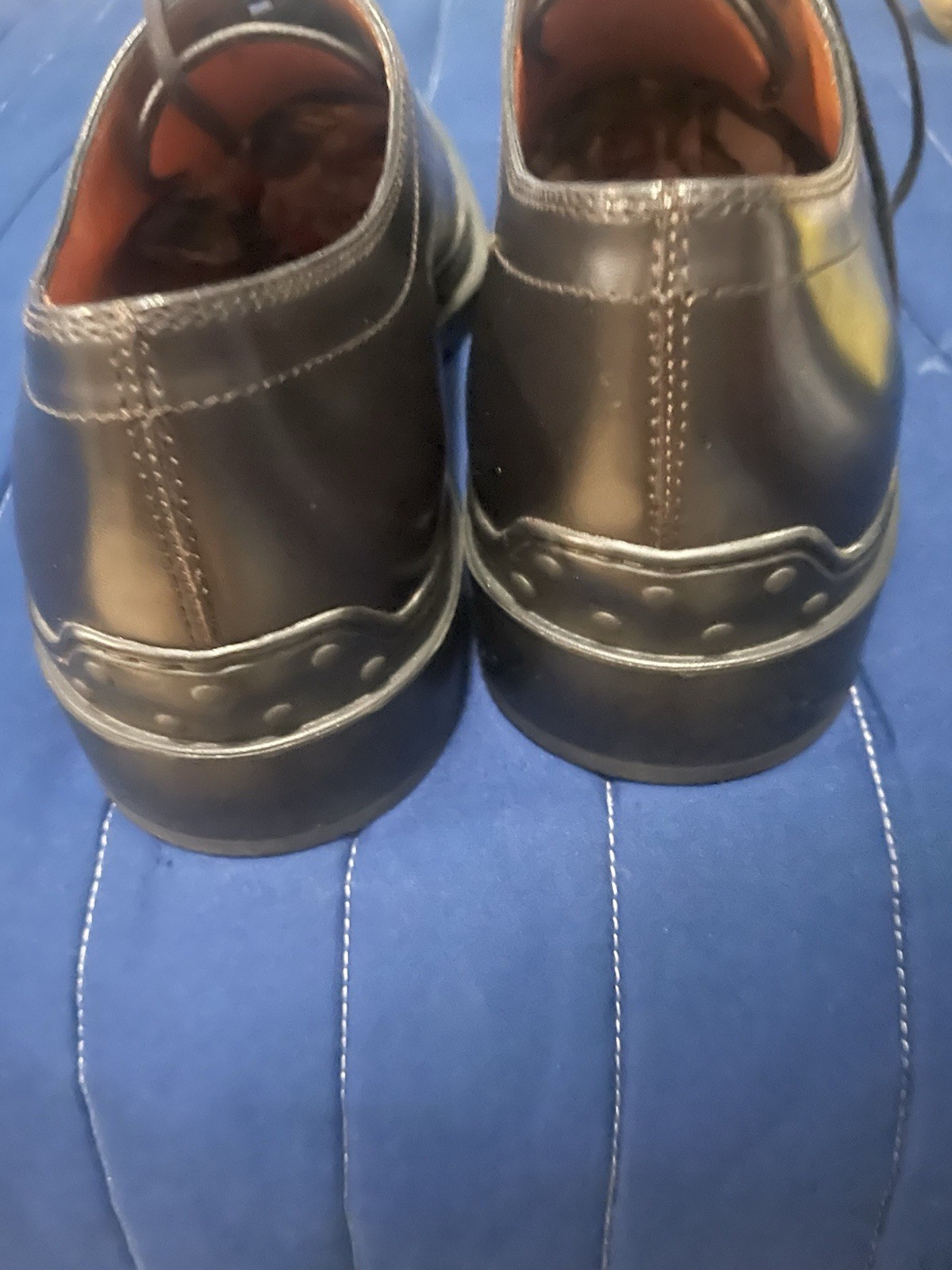 SAOLA TOD'S Scarpe Oxford Uomo Pelle Nera Made in Italy. US taglia 8 M