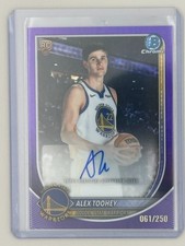 2025-26 Bowman Basketball Alex Toohey RC Purple Auto /250 #BCA-AO