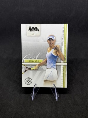 2007 Ace Authentic Caroline Wozniacki ROOKIE Straight Sets #39 RC Top Prospect