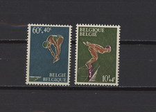 S57596 BELGIUM MNH 1966 Swimming Sports 2V