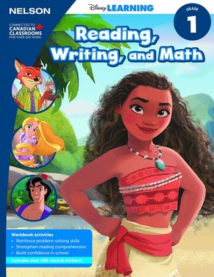 Disney Learning Reading, Writing and Math 1 Workbook - paperback Walt Disney...