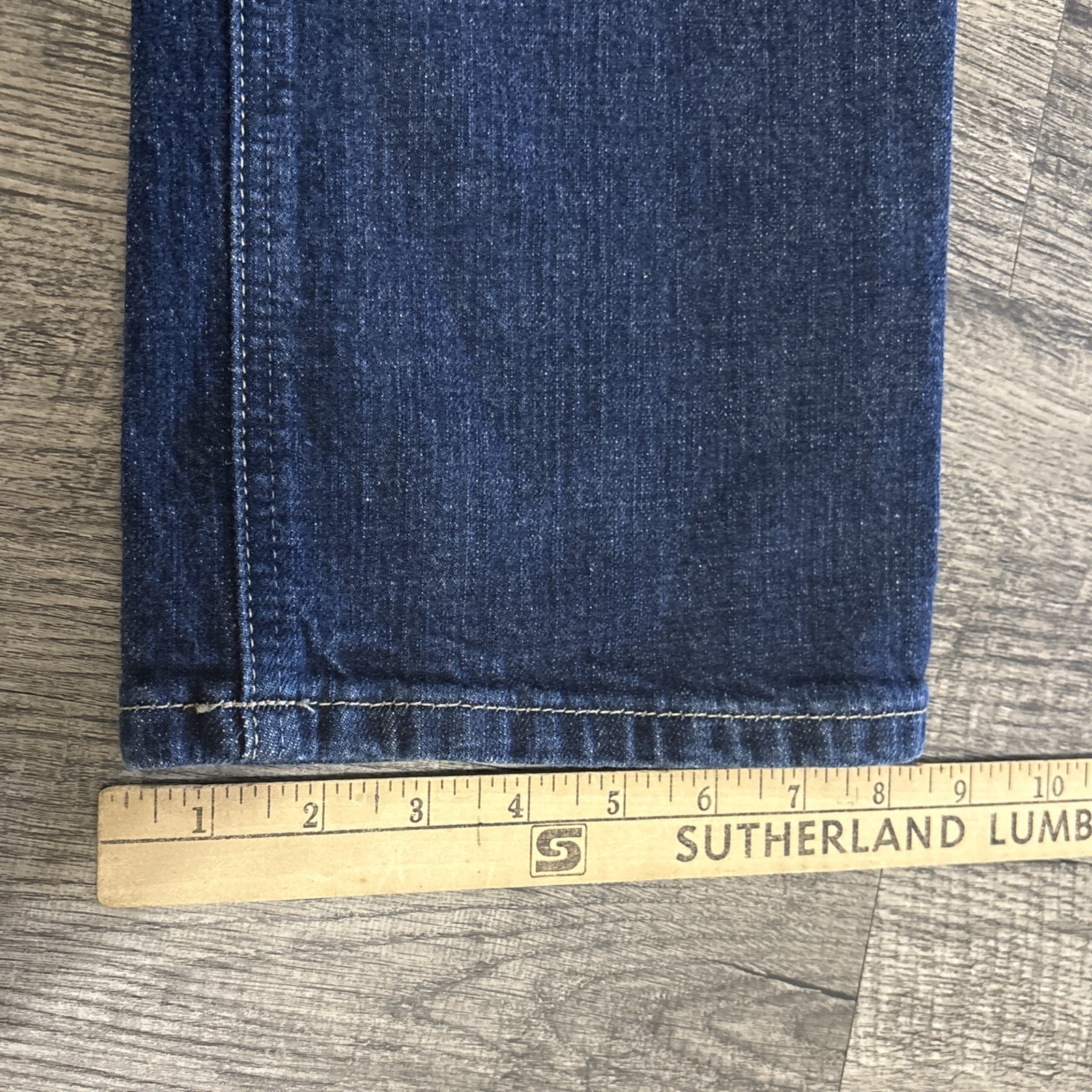 Ariat Legacy M1 Vintage Straight Leg Jeans Mens 38x30 Dark Wash Fits 37 X 28 - View 12