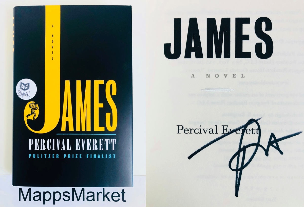 James SIGNED by Percival Everett 1st Edition HC NATIONAL BOOK