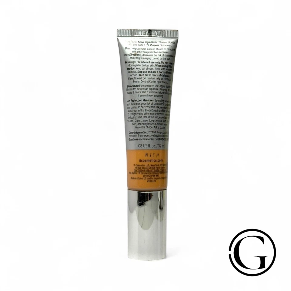 IT cosmetics Your Skin But Better CC+ Full Coverage Cream -1.08oz Rich - Image 2 of 2