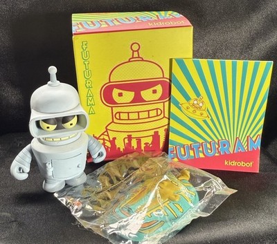 Kidrobot Futurama Series 1 Bender 1/16 Sealed Accessories ~ Complete!