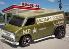 Original Hot Wheels Redlines Super Van, Khaki Kooler, 1976 Flying Colors, HK