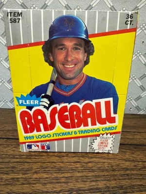 1989 Fleer Baseball Wax Box Griffey Jr. Ripken Error Box