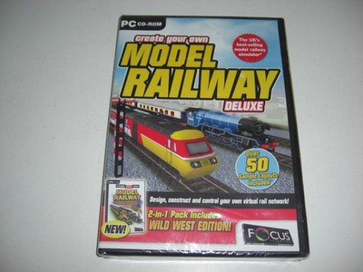 Erstellen Sie Ihre eigene MODELLEISENBAHN Deluxe PC CD ROM NEU & VERSIEGELT - SCHNELLER VERSAND