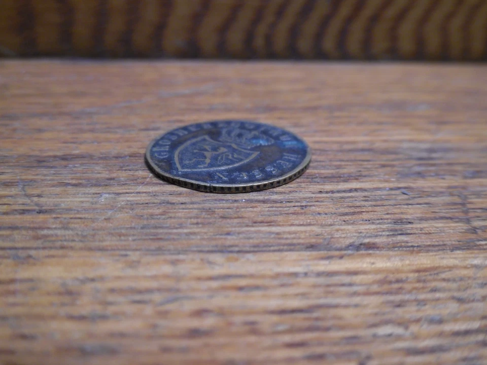 1832 Antique 6 Kreuzer Coin - Image 3 of 3