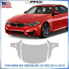 For BMW M3 Sedan CS F80 2014-2019 Hood Fender Precut Paint Protection Film PPF