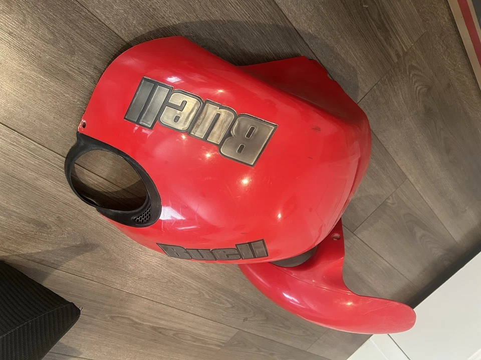 08 Buell Ulysses Red XB12XT Fuel Tank (Air Box Cover) - Image 3 of 4