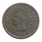 1868 Indian Head Penny Extremely Fine--As shown in the figure