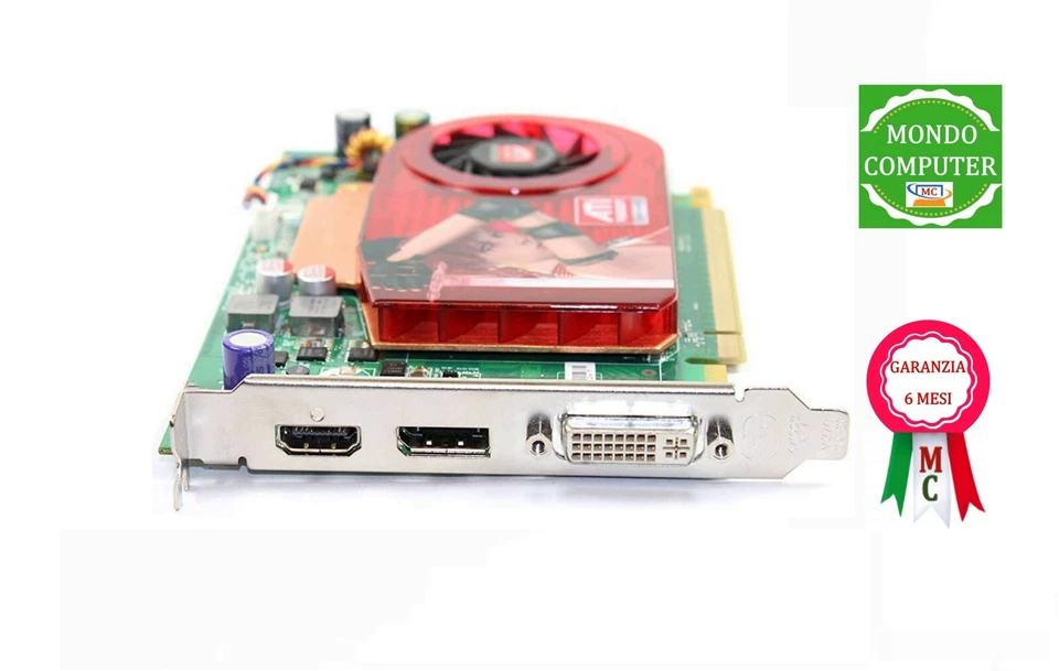 SCHEDA GRAFICA PCI EXPRESS -ATI RADEON  HD 3650  256MB  DDR2 - Immagine 2 di 2