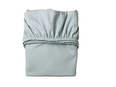 misty blue - 2 Stück Laken für Leander + Linea Babybett NEU !