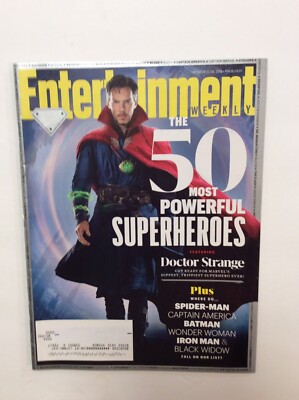 Entertainment Weekly October 21/28 2016 50 Most Powerful Superheroes 