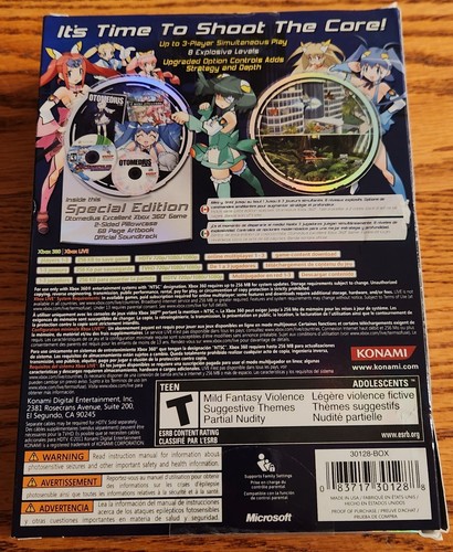 XBOX 360 Otomedius Excellent Special Edition Factory Sealed Minor Box Damage - Picture 2 of 6