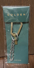 BTS JUNG KOOK GOLDEN Keyring with chain Official goods from japan new