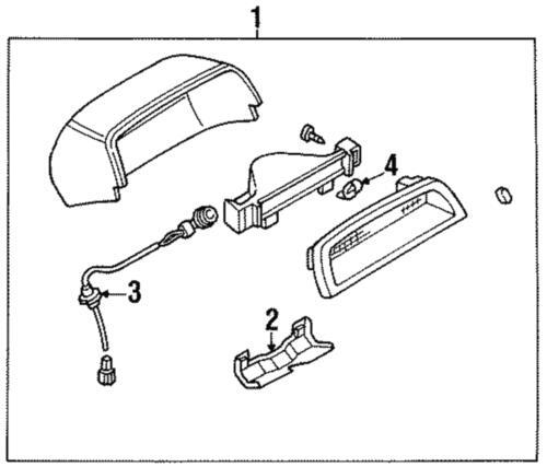 Conector de socket y cable para Ford (N/P F1CZ-13A625-C)