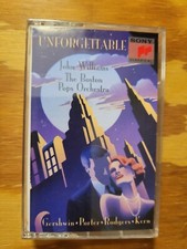 BOSTON POPS ORCHESTRA "Unforgettable" John Williams Cassette Tape