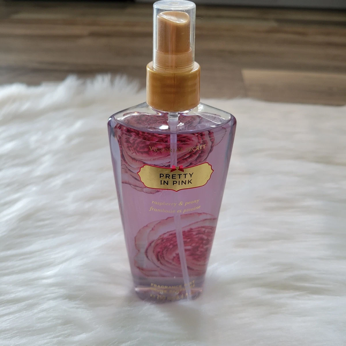 Victoria secret white clearance cotton and pink lily