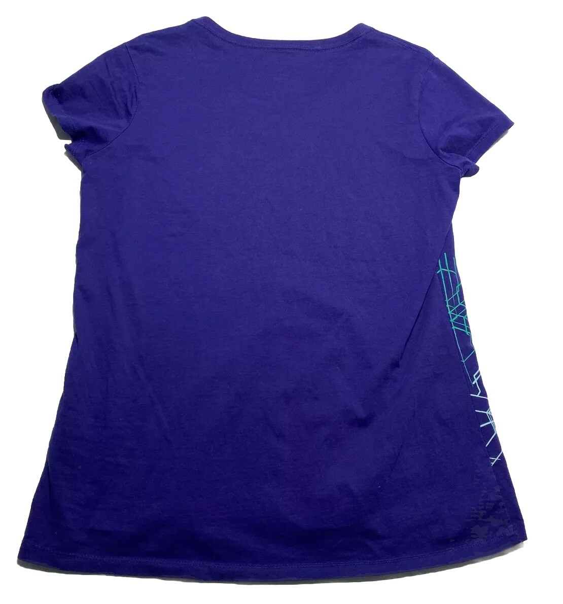 Camicia da donna viola Arc'teryx taglia large manica corta collo a V