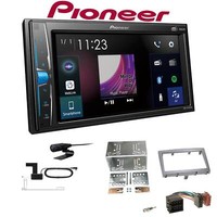 Pioneer 2-DIN Autoradio Bluetooth Dab+ FüR Porsche Cayman 2005-2009 Vulkangrau