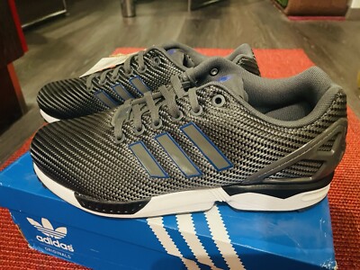 Adidas ZX Flux Carbon Grey Steel 41 1/3 Sonderedition NEUWARE In OVP