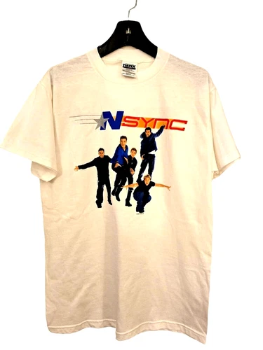 NSYNC Boy Band Tee Size M 90's Retro Loved!! Vintage vintage concert t-shirt, vintage, single stitch, B+ condition