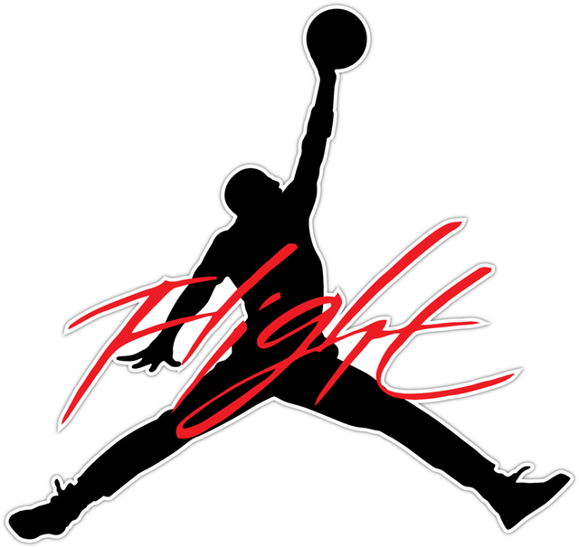 Michael Jordan MJ NBA Basketball Legend Air Flight Vinyl Sticker Decal