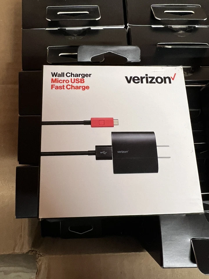 Carregador de parede original Verizon micro USB carga rápida OU carregador de carro Samsung - Imagem 3 de 4