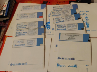 Scanntronik Printfox (6 Manual & 10 Disk) Commodore C 64 works 8-bit game