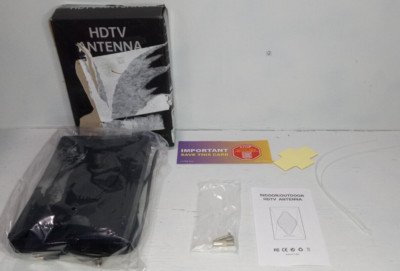 HDTV Antenna TX-006 Indoor/Outdoor Full HD Strong Signal Black