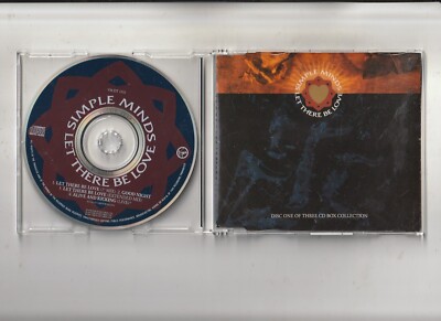 SIMPLE MINDS - let there be love  disc one  of three - CD -  4 Track